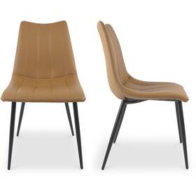 Moes Home Collection Uu-1022-21 Alibi Tan Dining Chair M2