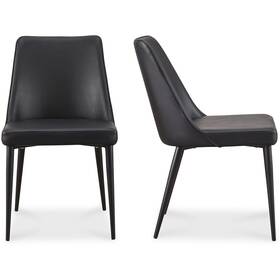 Moes Home Collection Ym-1006-02 Lula Black Dining Chair Set Of 2