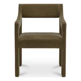 Ym-1027-27 Moes Home Collection Elise Dining Chair Fabric Green