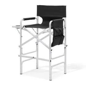 A65-fc-005-1p-bk Monibloom 31-inch Foldable Tall Director Chair Folding Portable Aluminum Fram