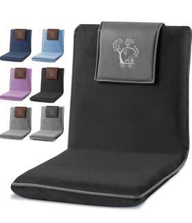 Monk & Llama 850027248134 Extra Large Padded Floor Chair With Back Support - Japanese Meditation Cus