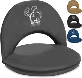 Mc20005 Monk & Llama Japanese Meditation Floor Chair With Back Support For Adults - Premium Meditatio