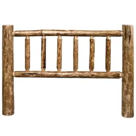 Montana Woodworks 661890411088 Glacier Country Collection Brown Puritan Pine Twin Headboard With Spindles