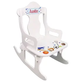 My Bambino 699618000559 Personalized Boys Puzzle Rocker Sports