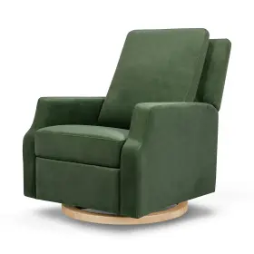 Namesake 048517862841 Crewe Recliner And Swivel Glider In Forest Green Velvet With Light W