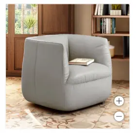 Ntza835066 Natuzzi Swivel Chair