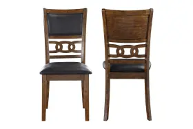 New Classic Furniture 840668172912 Gia Dining Chairs Set Of 2 Brown