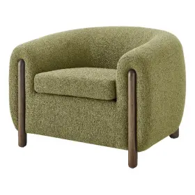 1900204-611 New Pacific Direct Cordelia Boucle Accent Arm Chair In Palladian Green