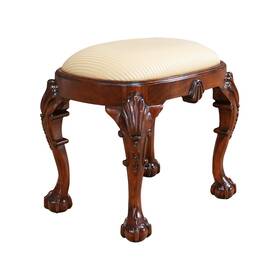 Niagara Furniture Nlr082 Oval Mahogany Chippendale Bench