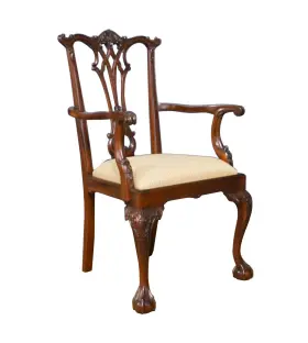 Ndrac041z Niagara Furniture Gothic Mahogany Chippendale Chairs Set Of 10