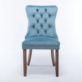1000721530 Nicbex Dining Chair Set Of 2 Modern Upholstered Velvet Fabric Tufted Side