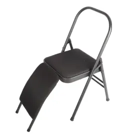Nisorpa 974013543691 Yoga Chair Foldable Auxiliary With Lumbar Back Support Balance H