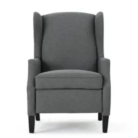 12132 Noble House Wescott Charcoal Polyester Recliner