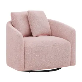 Ls-bt-031 Nobrand Drew Kids Accent Chair By Barrymore Rose Boucl Fabric