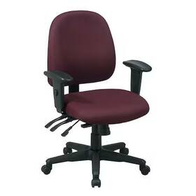 Office Star 43808-227 Desk Chair Adjustable Arms 3-1/2 Inch Height