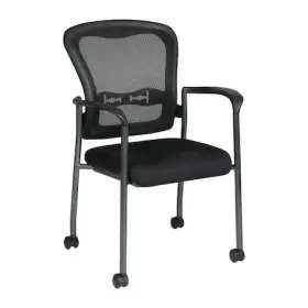 84540-30 Office Star Chair Stacking Fabric/metal Fabric Coal