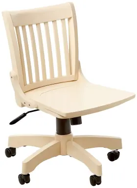 101anw Office Star Products Osp Home Furnishings Deluxe Armless Wood Bankers Desk Chair With Adjustable