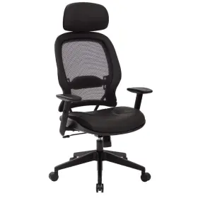 57906e Office Star Products 57 Series 26.5 Inch Width Big And Tall Black Leather Chair