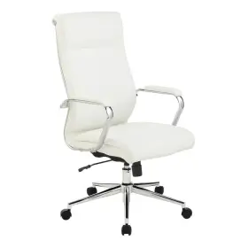 920350c-r101 Office Star Products Pro-line Ii Antimircrobial In Dillon Snow And A Chrome Base Fabric Series High