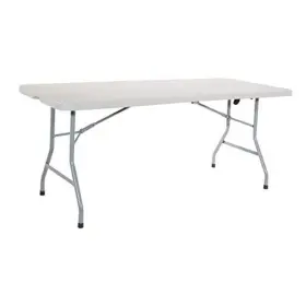 Bt6fq Office Star Products Resin Rectangle Center-folding Portable Table For Picnics