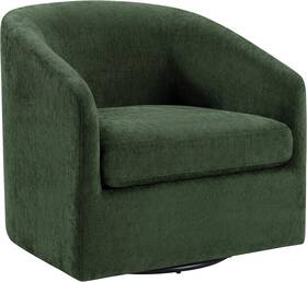 Office Star Products Pkr1-k213 Parker Upholstered Swivel Tub Accent Chair Green Fabric