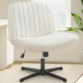 Olixis 700476340821 Criss Cross Legged Chairs Armless No Wheels Wide Seat Height