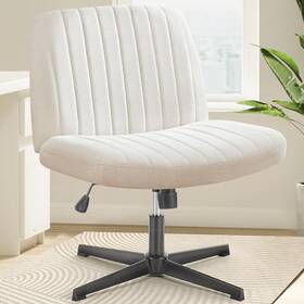 Olixis 762501428201 Criss Cross Chairs Legged Armless No Wheels Wide Seat Height