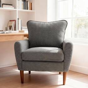 Olixis Hj3-30521-gyk 2v Comfy Accent Chair For Living Room Bedroom And Waiting Upholster