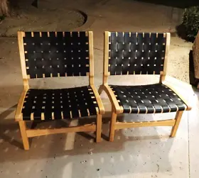 Opalhouse 191908033747 New Set Of 2 Ceylon Woven Accent Chairs Black/natural - Local Pickup