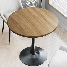 Osivaex Yjxyz60mw 24 Inch Small Tulip Table For 2 Person Walnut Round Dining