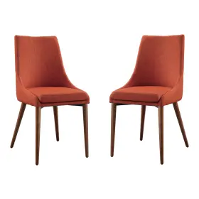 Pam2-m5 Osp Home Furnishings Palmer Mid-century Modern Dining Accent Chair 2-pack Tan