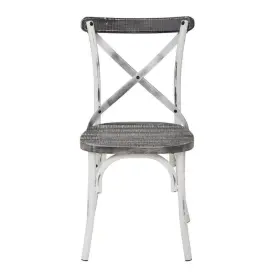 Smr424aw-c319 Osp Home Furnishings Accent Chair 35 Inch Antique White Vintage Crazy Horse Seat