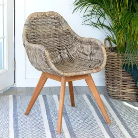 Phc-efs16006 Park Hill Collection Lounge Chair Rattan Wood Natural