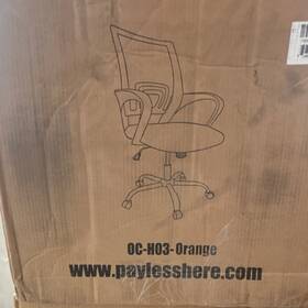Payless Oc-h03-orange Office Chair Swivel With Arms Orange