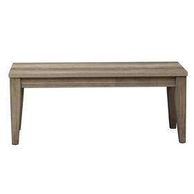 Pemberly Row Pr-4753-1953440 Contemporary Transitional Light Brown Bench Rta