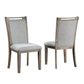 Pr-4753-2854872 Pemberly Row Contemporary Engineered Wood Set Of 2 Dining Chairs In Beige