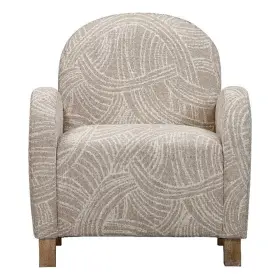 Pr-4753-2857920 Pemberly Row Curved Upholstered Accent Chair In Khaki Natural