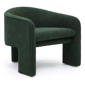 Pemberly Row Pr-4753-2928511 Contemporary Accent Forest Green Boucle Chair