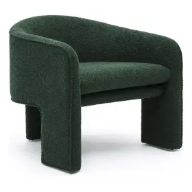 Pr-4753-2928511 Pemberly Row Contemporary Accent Forest Green Boucle Chair