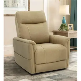 Pr-4753-3043457 Pemberly Row Fabric Power Lift Recliner With 3 Zone Heat In Jumbo Sand