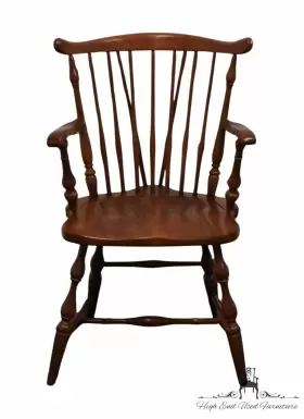 13-3108 Pennsylvania House Solid Cherry Duxbury Windsor Fiddle Back Dining Arm Chair