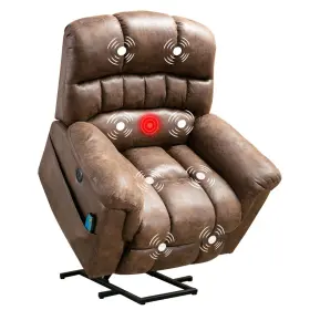Phoenix Home 313520322738 Large Power Lift Recliner With Massage And Heat For Elderly Hea