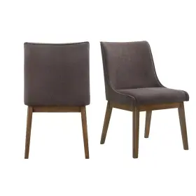 79178892 Picket House Furnishings Set Of 2 Ronan Standard Height Armchair Walnut -