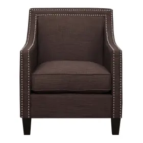 Uer081100ca Picket House Furnishings Emery Natural Chair Chocolate