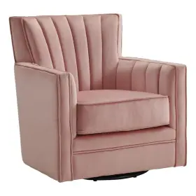 Uln1812102sw Picket House Furnishings Lawson Swivel Chair In Royale Blush