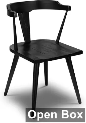 Pb-di-a1071-blk Poly And Bark 18 Inch Mid Century Modern Enzo Black Dining Chair