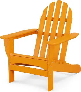 Ad4030ta Polywood Classic Outdoor Adirondack Chair Tangerine