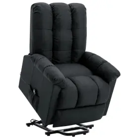 Power Lift Recliner Dark Gray Fabric 720286031568
