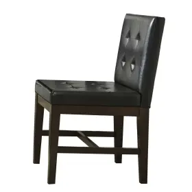 P109d-61 Progressive Furniture Athena Dining Upholstered Chairs Set Of 2 Chocolate Brown Height