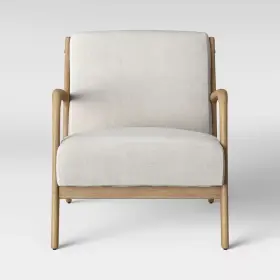 249082018 Project 62 Esters Wood Armchair Cream/natural -